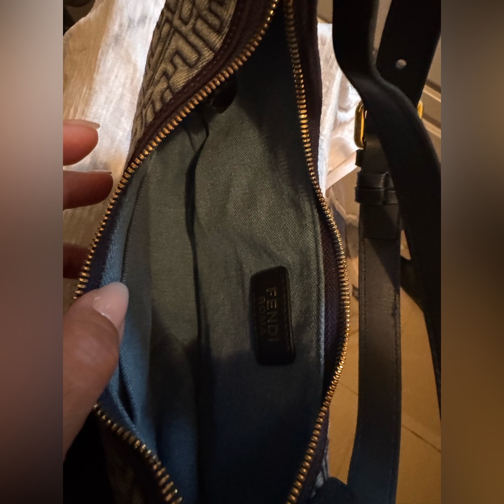 Demim and leather purse - Picture 8 of 9